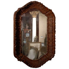 19th Century Black Forest Mirror