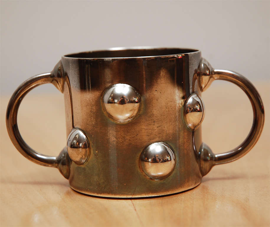 20th Century Silver Plated Child's Cup by Ettore Sottsass for Swid Powell