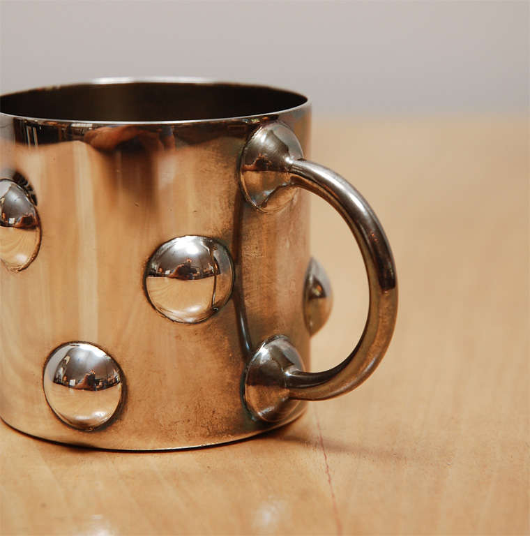 Silver Plated Child's Cup by Ettore Sottsass for Swid Powell 1