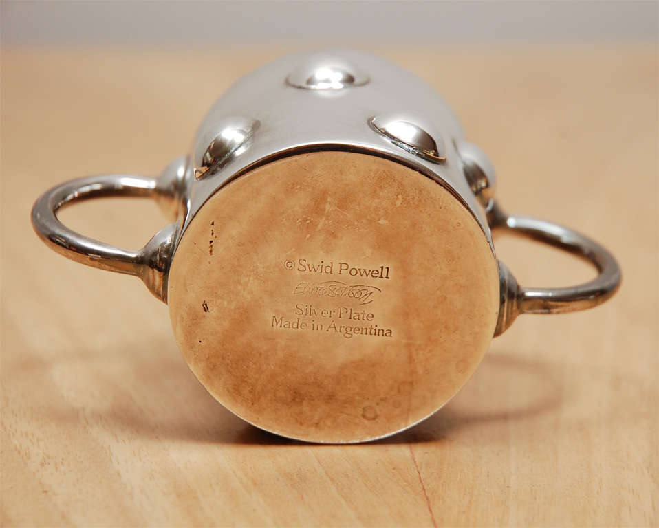 Silver Plated Child's Cup by Ettore Sottsass for Swid Powell 3