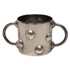 Silver Plated Child's Cup by Ettore Sottsass for Swid Powell
