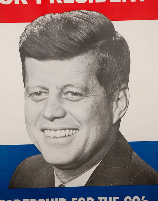 Pair of Framed Vintage Kennedy/Johnson Campaign Posters 2
