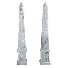 Modern Rock Crystal Obelisks