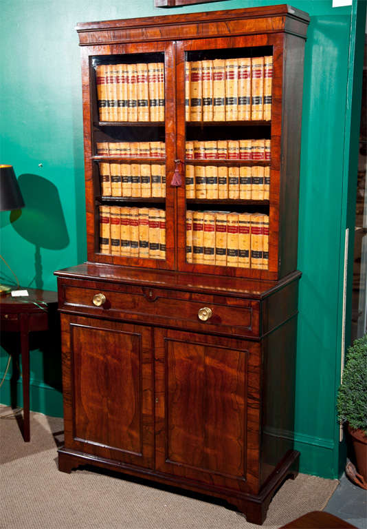 Rosewood Secretary Bookcase
