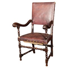 17th Century Walnut Armchair