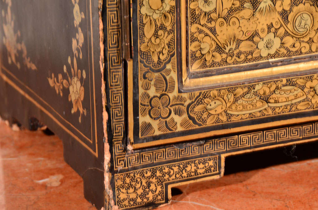 Miniature Chinese Lacquer Chest 5