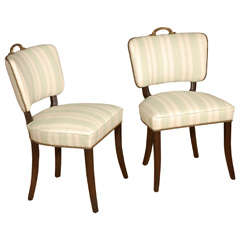 Pair of Grossfeld House side chairs