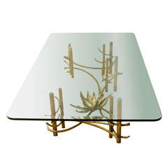 Hollywood Regency Gilt Coffee Table