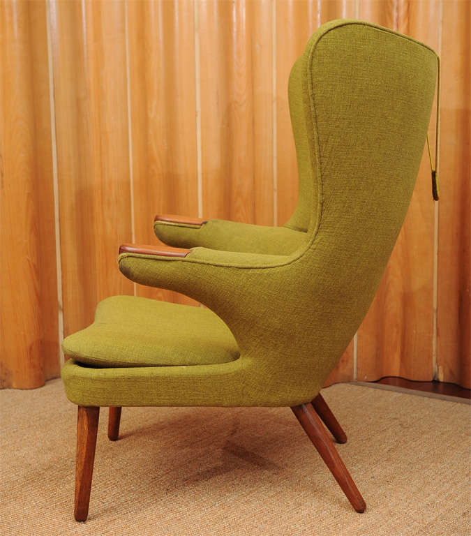 Hans Wegner Wing Chair at 1stDibs