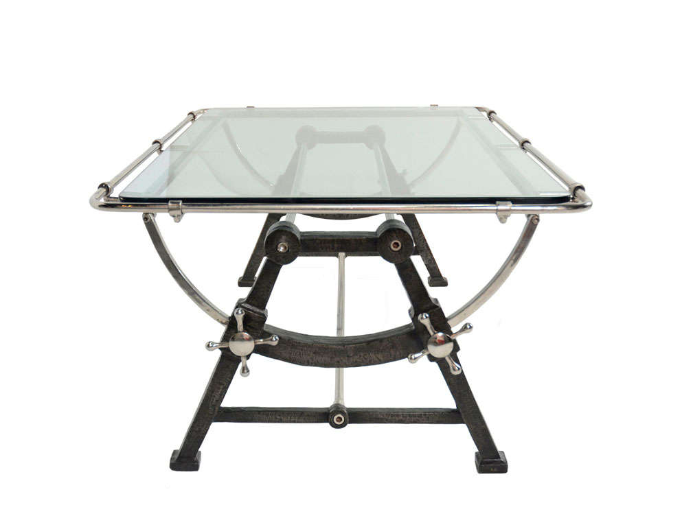 Unique 20th Century Industrial Coffee Table at 1stDibs