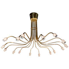 Sculptural Italian Spider-Form Chandelier