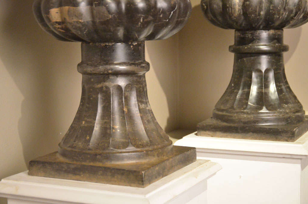 19th Century Set of Four Monumental Vases from Neoclassical Period, Probably English For Sale