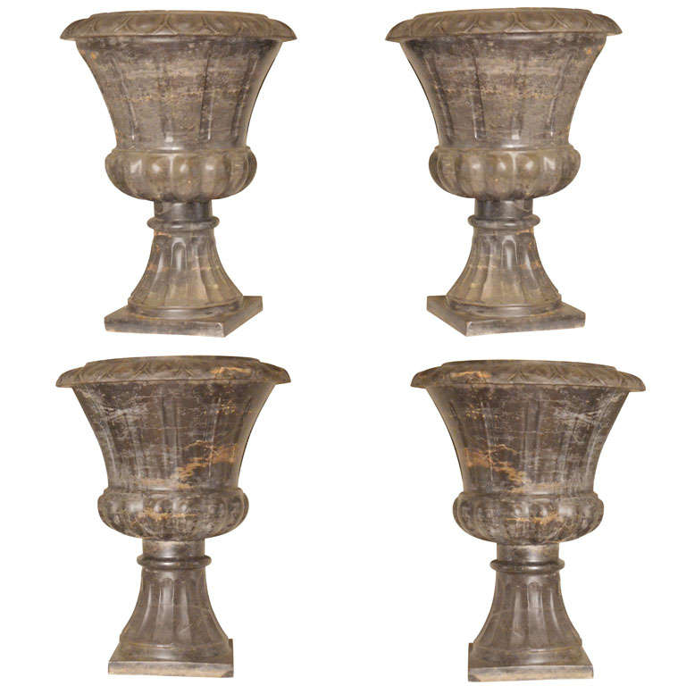 Set of Four Monumental Vases from Neoclassical Period, Probably English For Sale