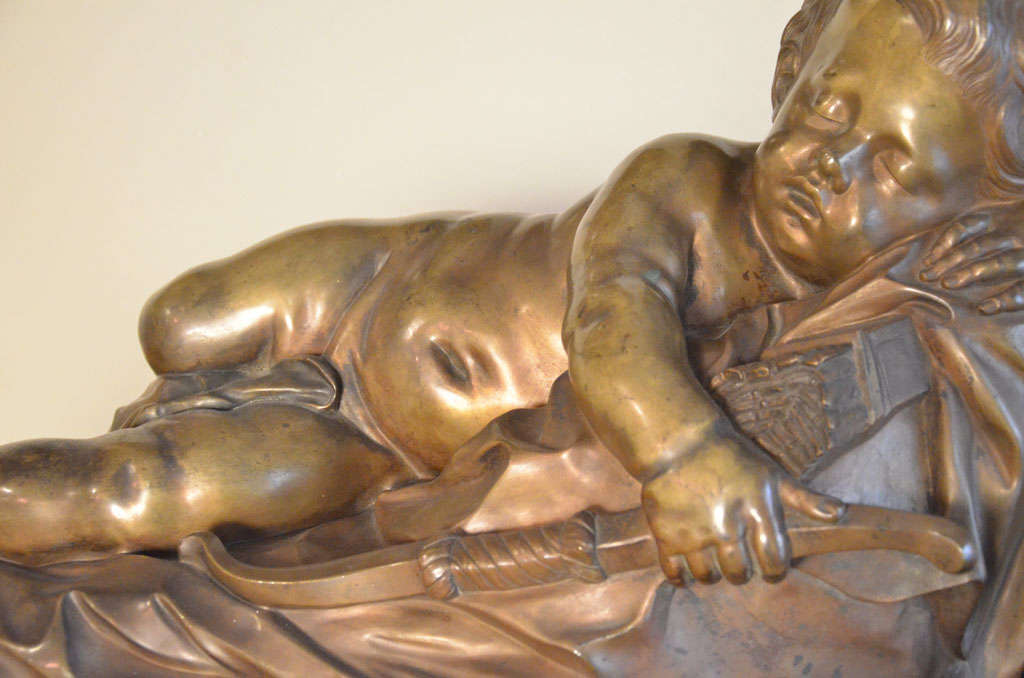 Bronze Giovacchino Fortini Sculpture For Sale