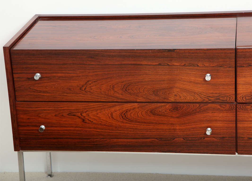 1960s Vanity Cabinet by Joseph André Motte In Excellent Condition In New York, NY