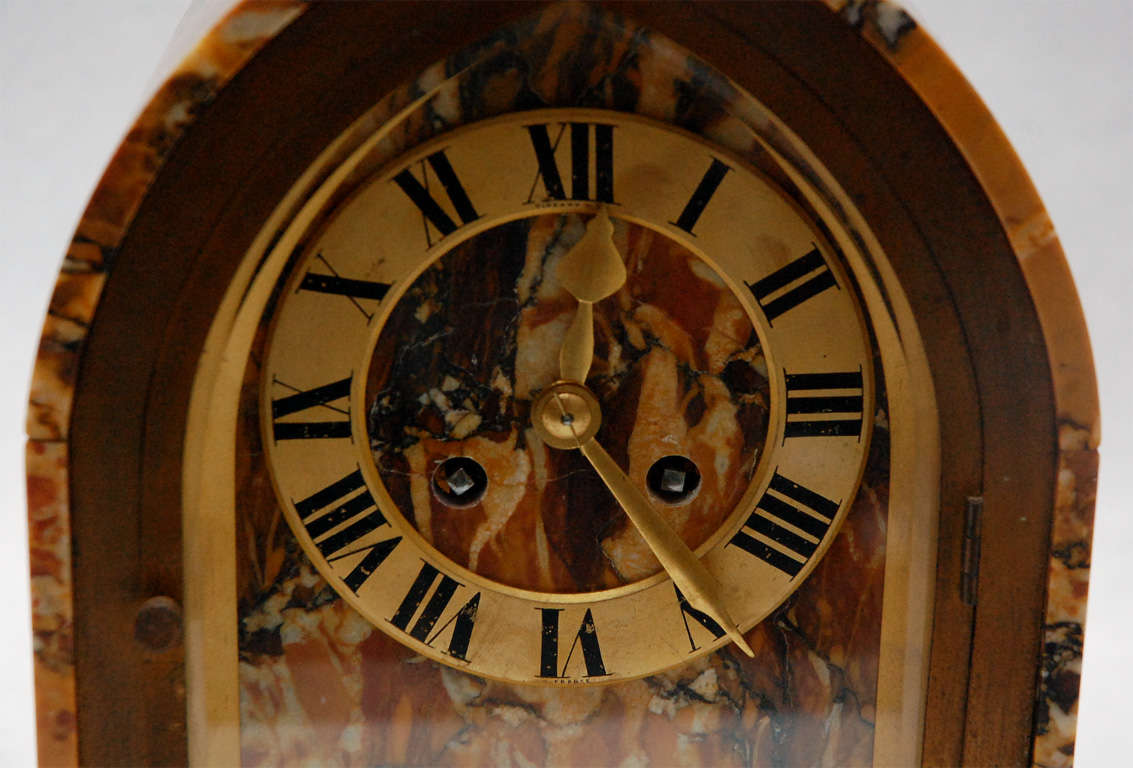 tiffany and co brass desk clock