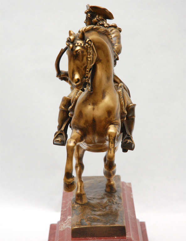 20th Century Bronze Sculpture on a Marble Base by Hans Müller