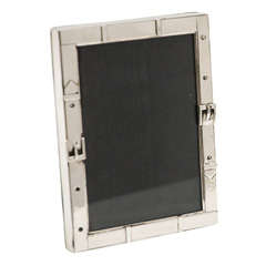 Retro Sterling Silver Picture Frame by Cartier