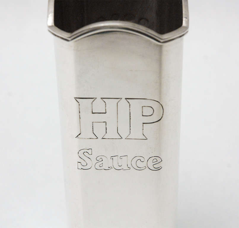 Sterling Silver HP Sauce Holder by Theo Fennell In Good Condition In Palm Desert, CA
