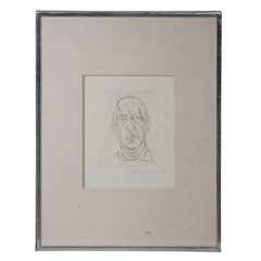 Signed and Numbered Lithograph by Alberto Giacometti