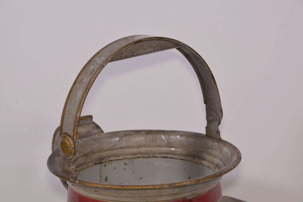 19th Century American Zinc Watering Can 2