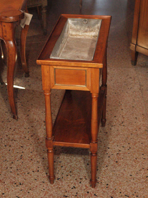 early 20th century French Provincial Fruitwood Jardiniere