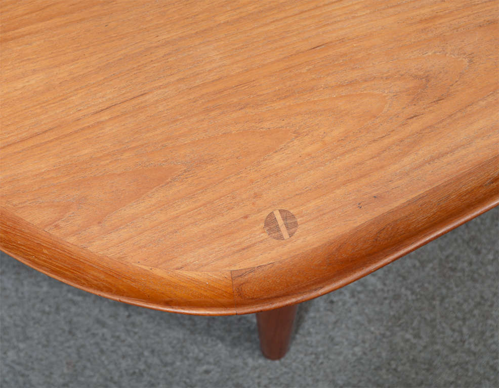 arne hovmand-olsen surf board coffee table at 1stdibs arne hovmand-olsen surf board coffee table at 1stdibs