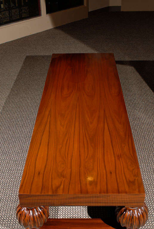 Rosewood Art Deco Style Coffee Table 4