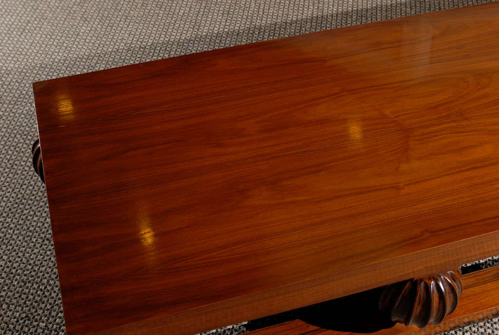 Rosewood Art Deco Style Coffee Table at 1stDibs