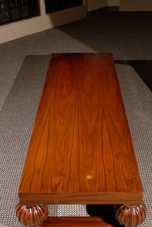 Rosewood Art Deco Style Coffee Table at 1stDibs