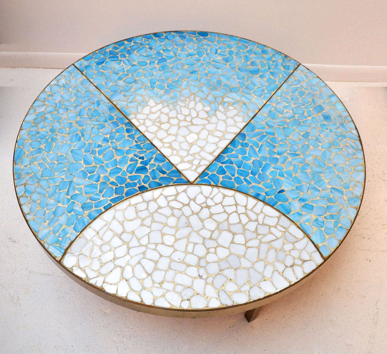 Modern San Tropez Mosaic Cocktail Table