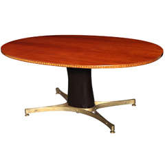 Mahogany Dining Table Designed by Paolo Buffa