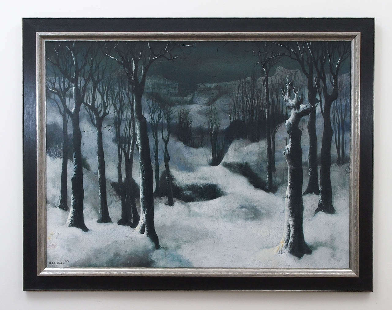 Paysage Hivernal (Paysage Hivernal) de Marcel Delmotte