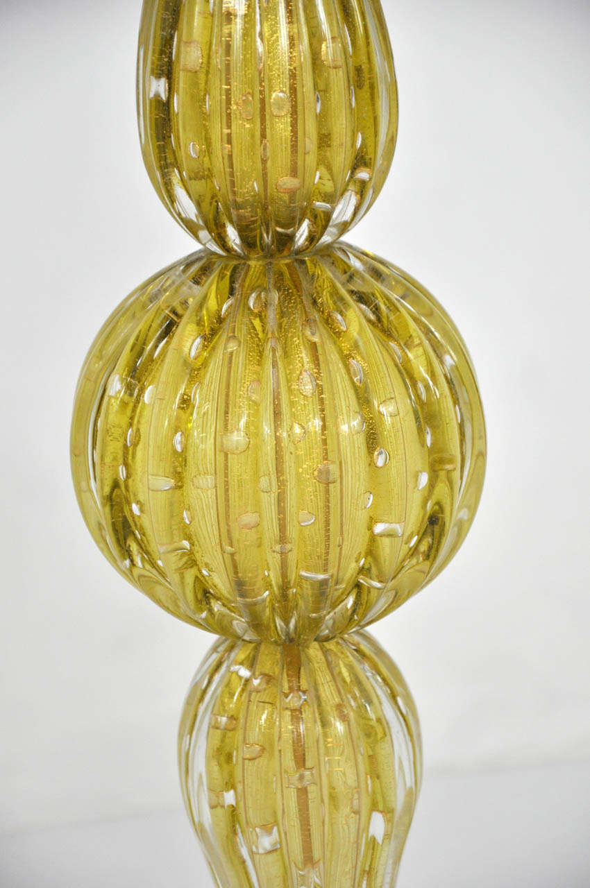 Murano Lamps by Barovier e Toso In Excellent Condition In Chicago, IL