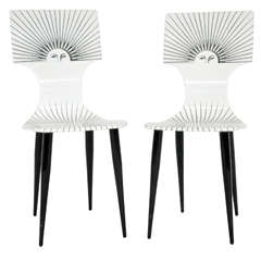 Piero Fornasetti "Sole" Chairs