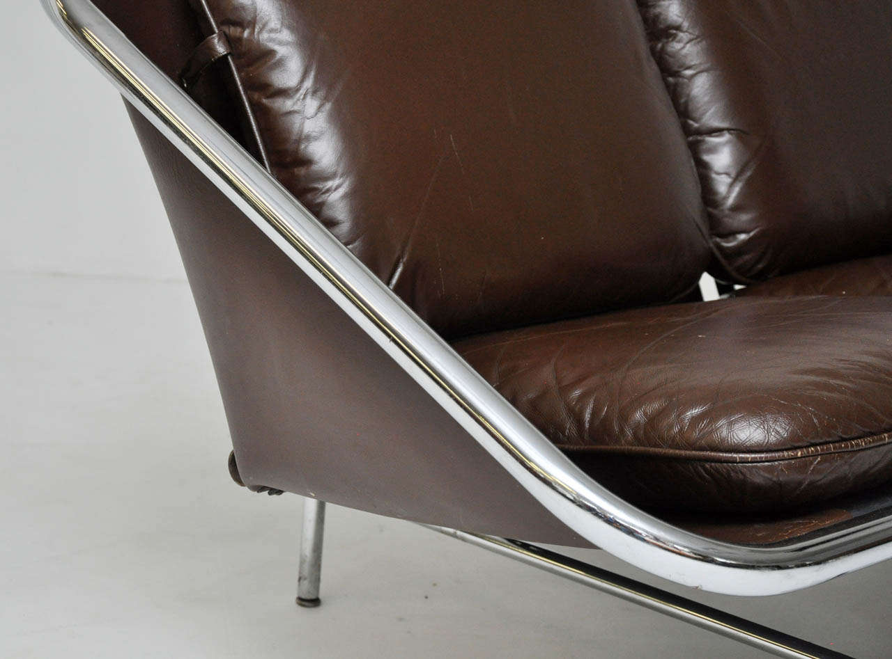 Leather George Nelson Sling Sofa