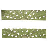 Pair of architectural wood carved wall hanging .