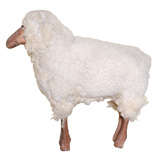 Italian carved wood sheep