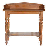 19THC ORIGINAL GRAIN PAINTED SIDE TABLE/NIGHT STAND