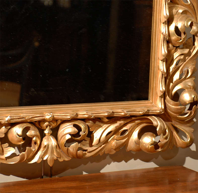 Fine 19th Century French Ornate Frame with Mirror 4