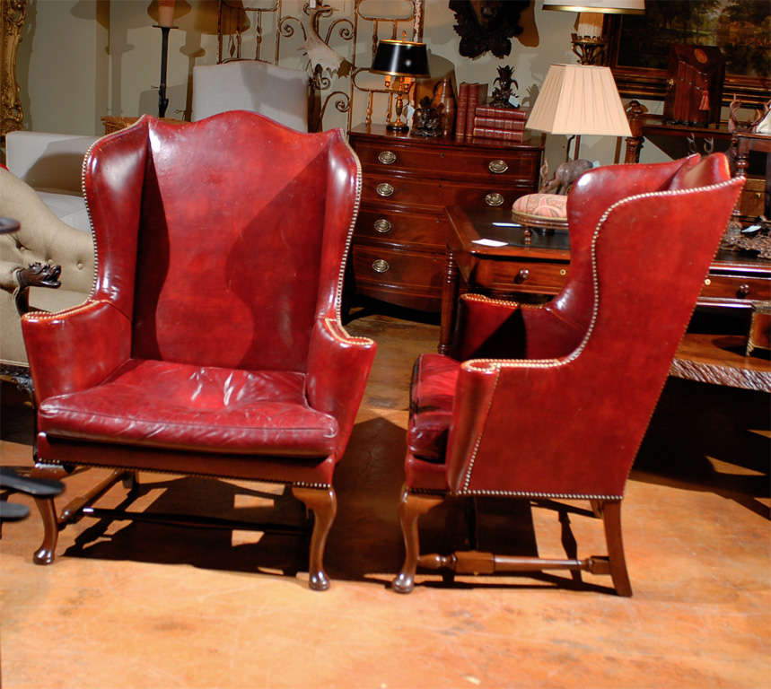 Pair of American Wing Chairs 5