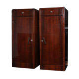 Pair French Art Deco Cabinets/ End Tables