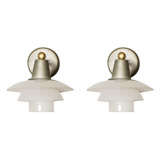 Pair Of Early Poul Henningsen 2/2 Sconces