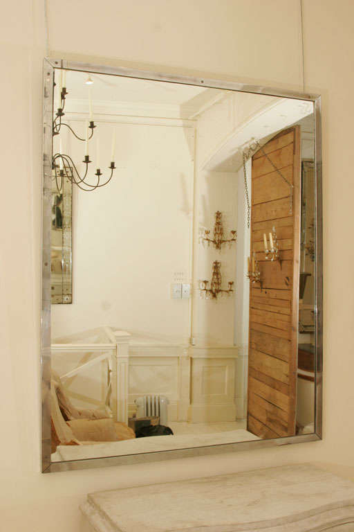 Chrome Framed Mirror