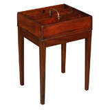 Mahogany Cutlery Box with Brass Handle