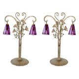 Pair of Art Nouveau Lamps