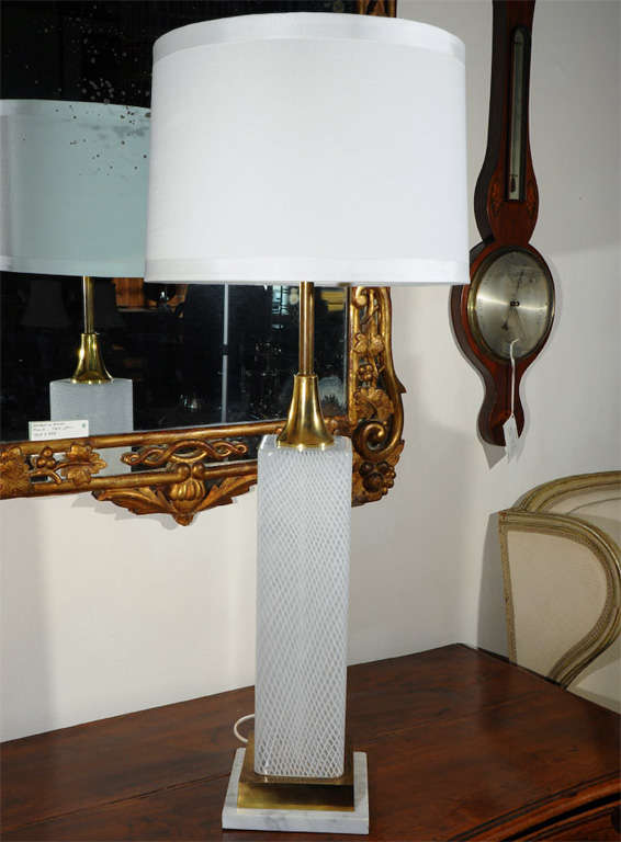 Square Murano Lamp