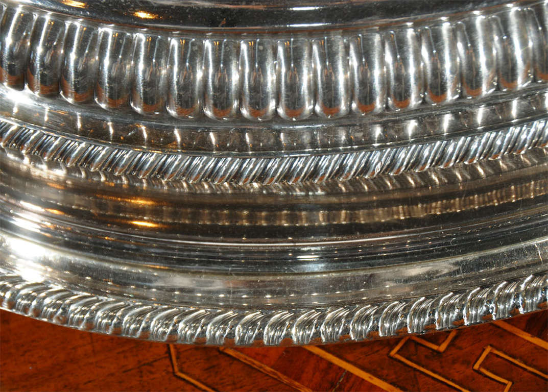 Silver Plated Roast Platter with Dome Cover In Excellent Condition In Dallas, TX