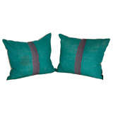 Retro Indian Kantha Cloth Pillows