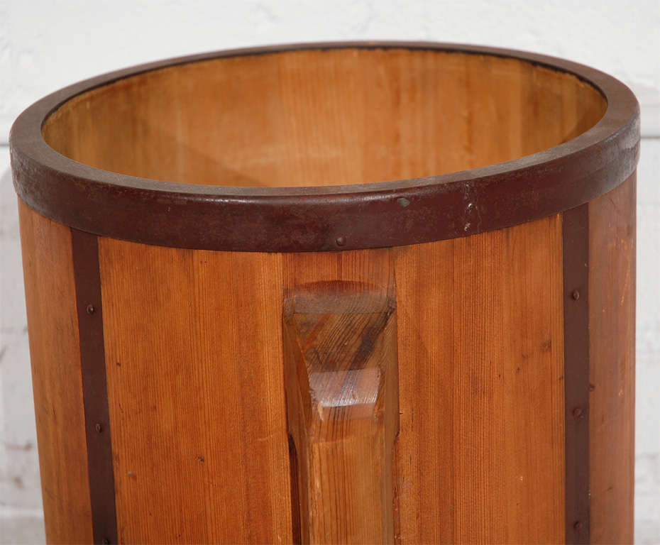 20th Century Vintage Japanese Rice Bucket